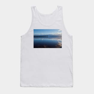 Sky reflections on wet sand Tank Top